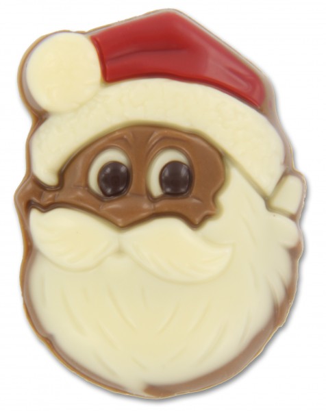 Schokoladen Weihnachtskopf
