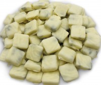 Schoko Salmiak-Brocken Weiß Schoko Salmiak-Brocken Weiß