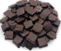 Schoko-Salmiak-Brocken Zartbitter Schoko-Salmiak-Brocken Zartbitter